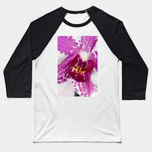 Pink orchid flower Baseball T-Shirt